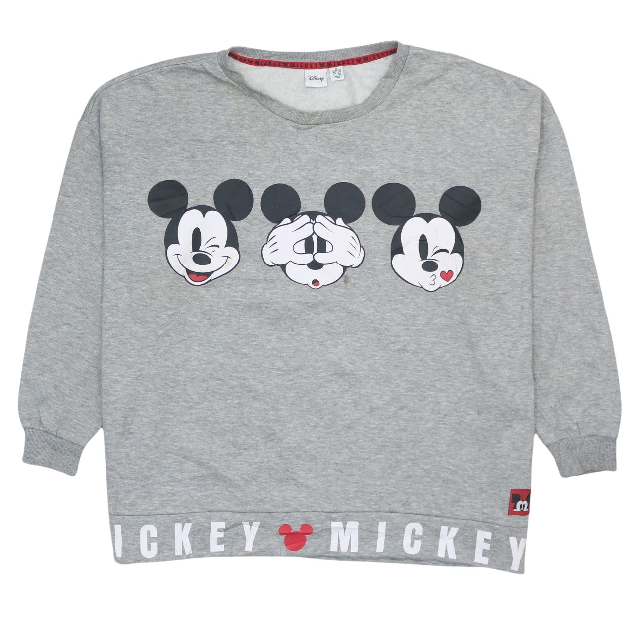Womens UK Size XL Disney Grey Pullover Sweatshirt