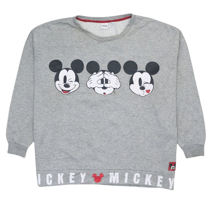 Womens UK Size XL Disney Grey Pullover Sweatshirt