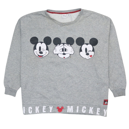 Womens UK Size XL Disney Grey Pullover Sweatshirt