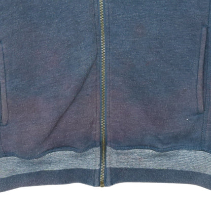 Mens UK Size S Diesel Blue Full Zip Hoodie