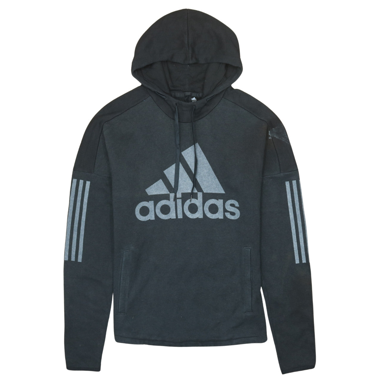 Mens UK Size S adidas Black Pullover Hoodie