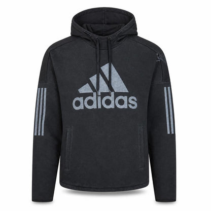 Mens UK Size S adidas Black Pullover Hoodie