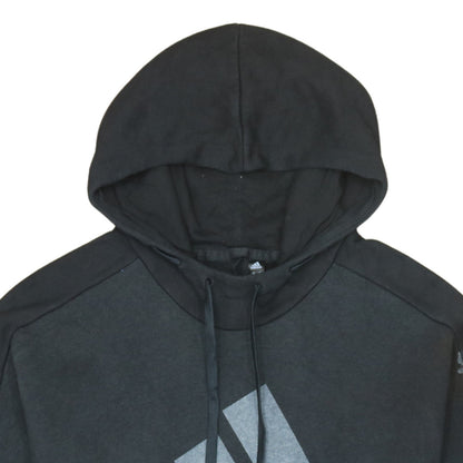 Mens UK Size S adidas Black Pullover Hoodie