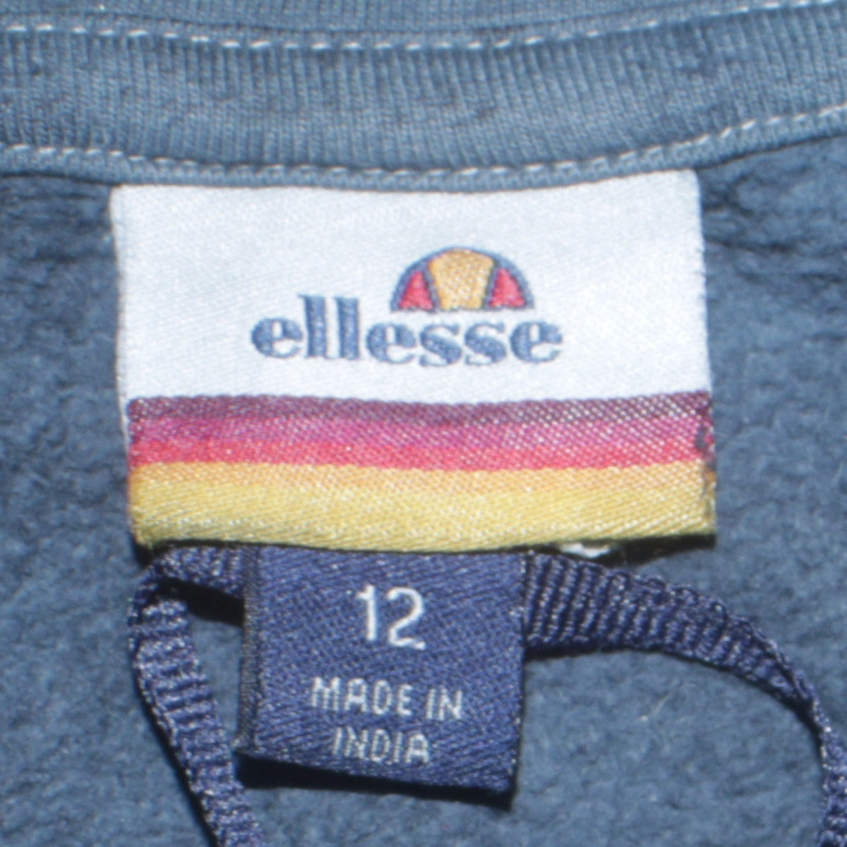 Womens UK Size 12 ellesse Blue Pullover Hoodie