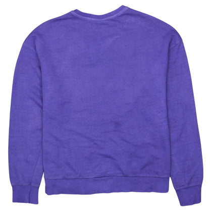 Womens UK Size S Disney Purple Pullover Sweatshirt