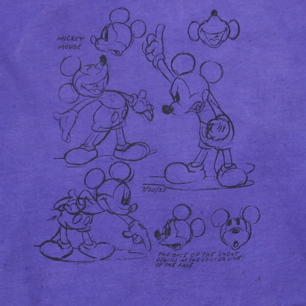Womens UK Size S Disney Purple Pullover Sweatshirt