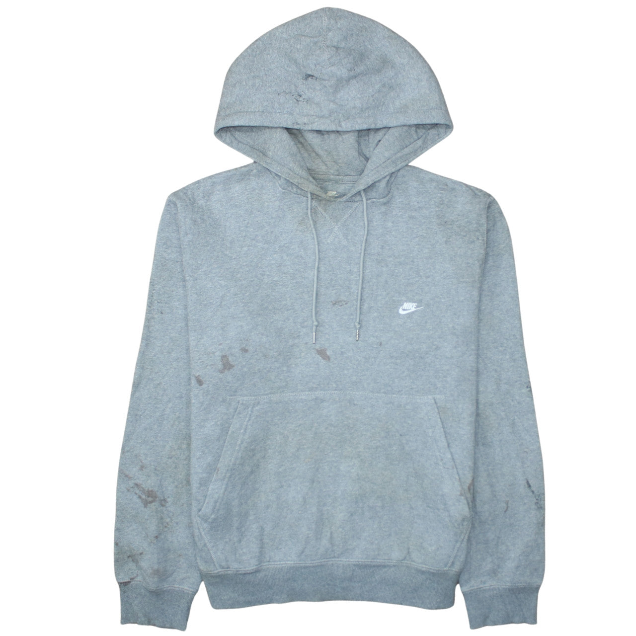 Mens UK Size L Nike Grey Pullover Hoodie