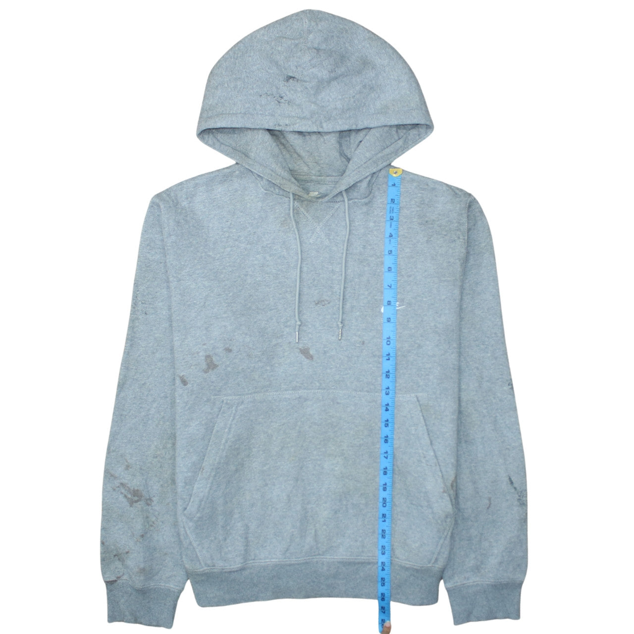 Mens UK Size L Nike Grey Pullover Hoodie