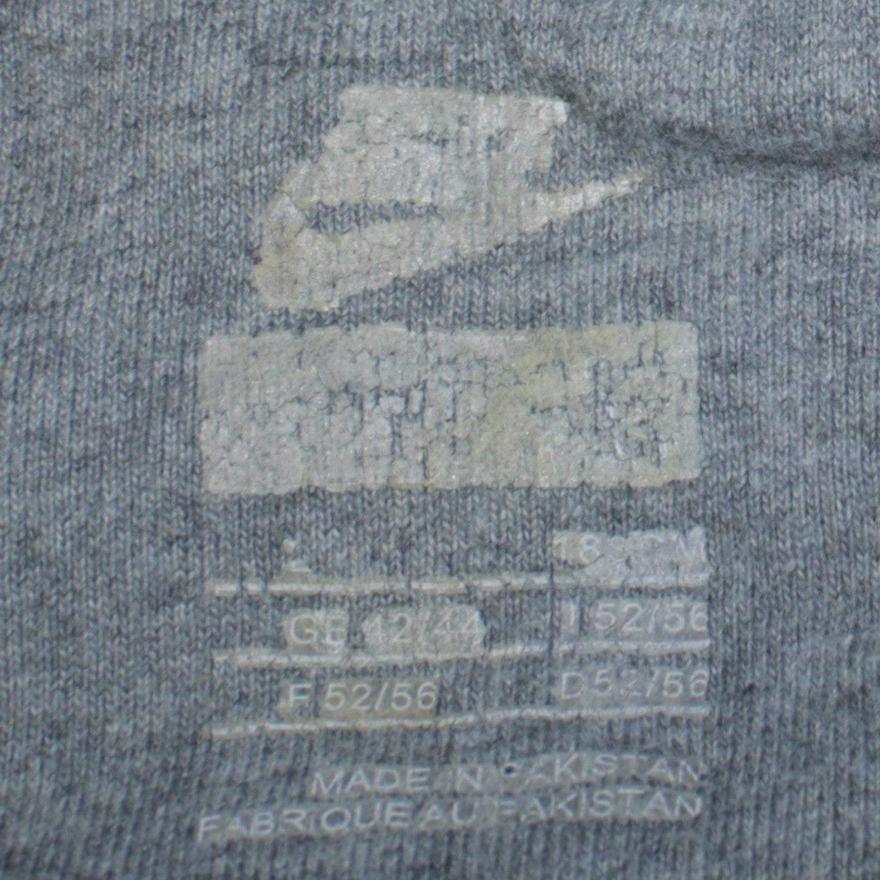 Mens UK Size L Nike Grey Pullover Hoodie