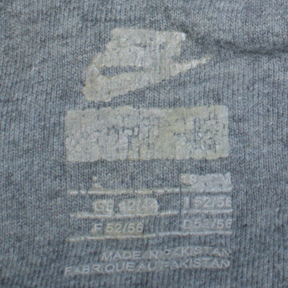 Mens UK Size L Nike Grey Pullover Hoodie