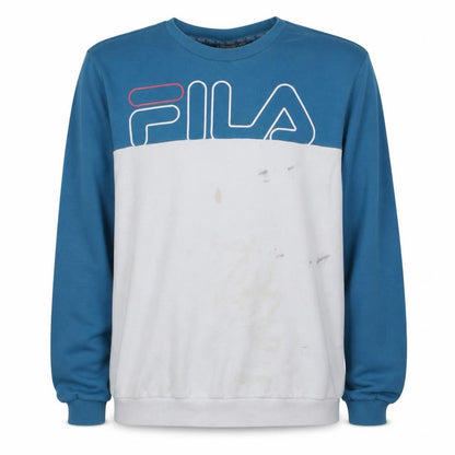 Mens UK Size XL FILA Blue Pullover Sweatshirt