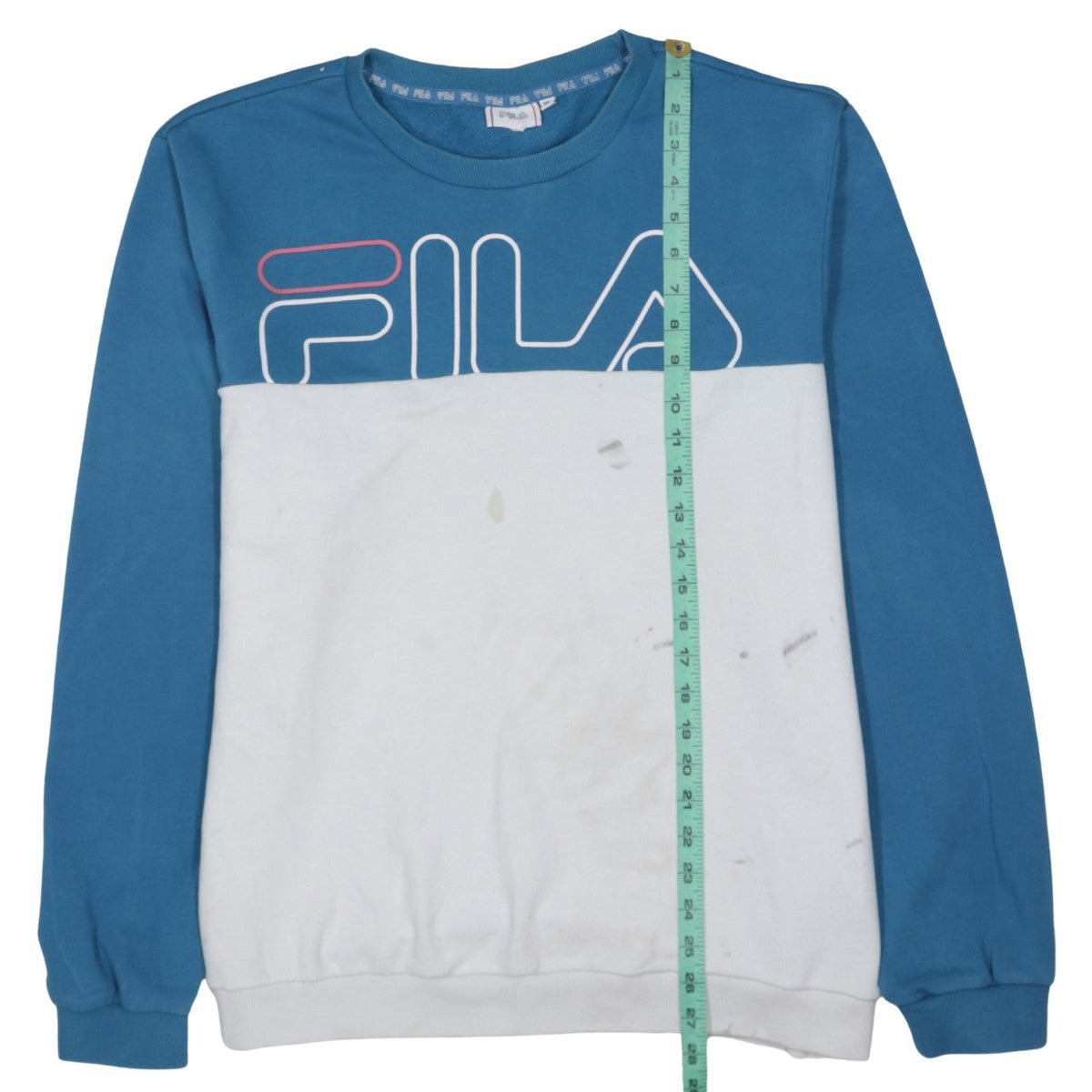 Mens UK Size XL FILA Blue Pullover Sweatshirt