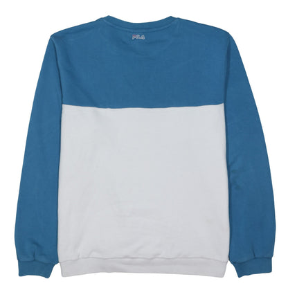 Mens UK Size XL FILA Blue Pullover Sweatshirt