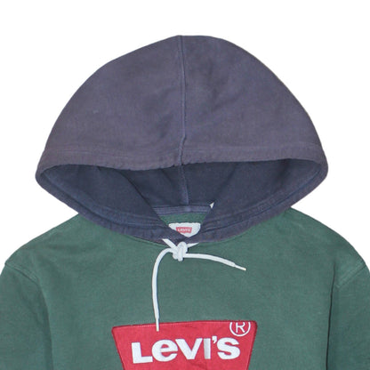 Mens UK Size S Levi's Green Pullover Hoodie