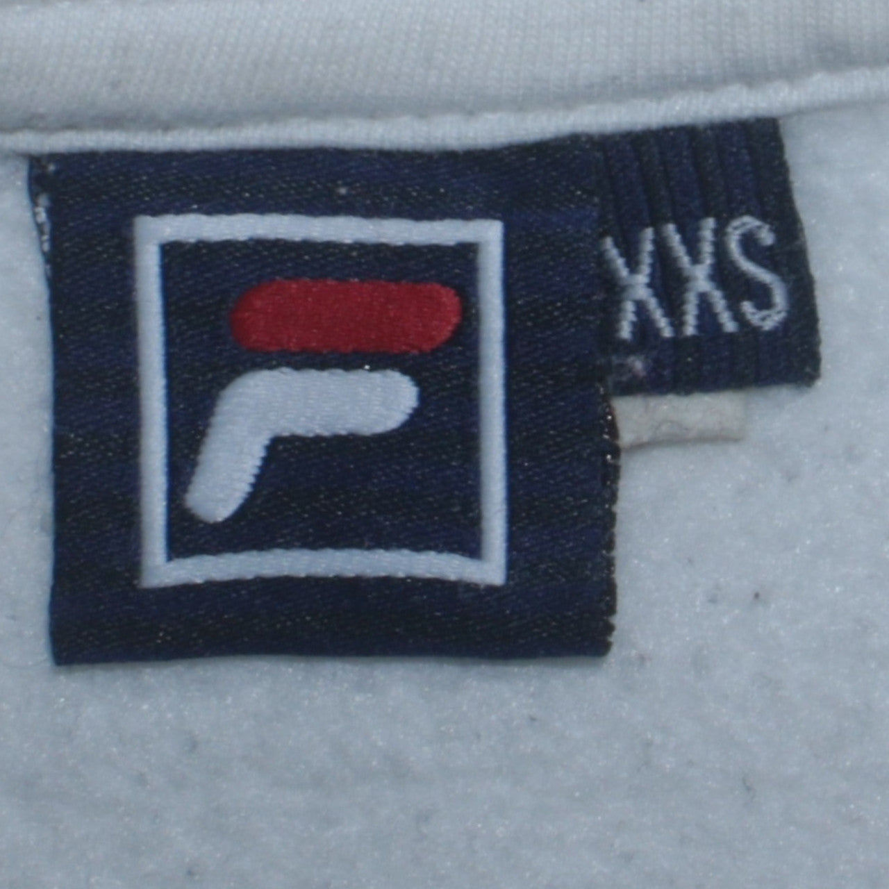 Mens UK Size XS FILA White Pullover Sweatshirt