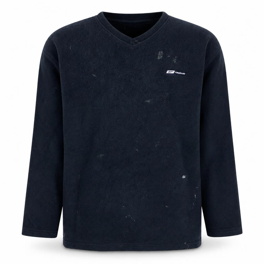 Mens UK Size L Reebok Blue Pullover Sweatshirt