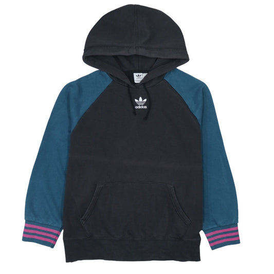 Womens UK Size 10 adidas Black Pullover Hoodie