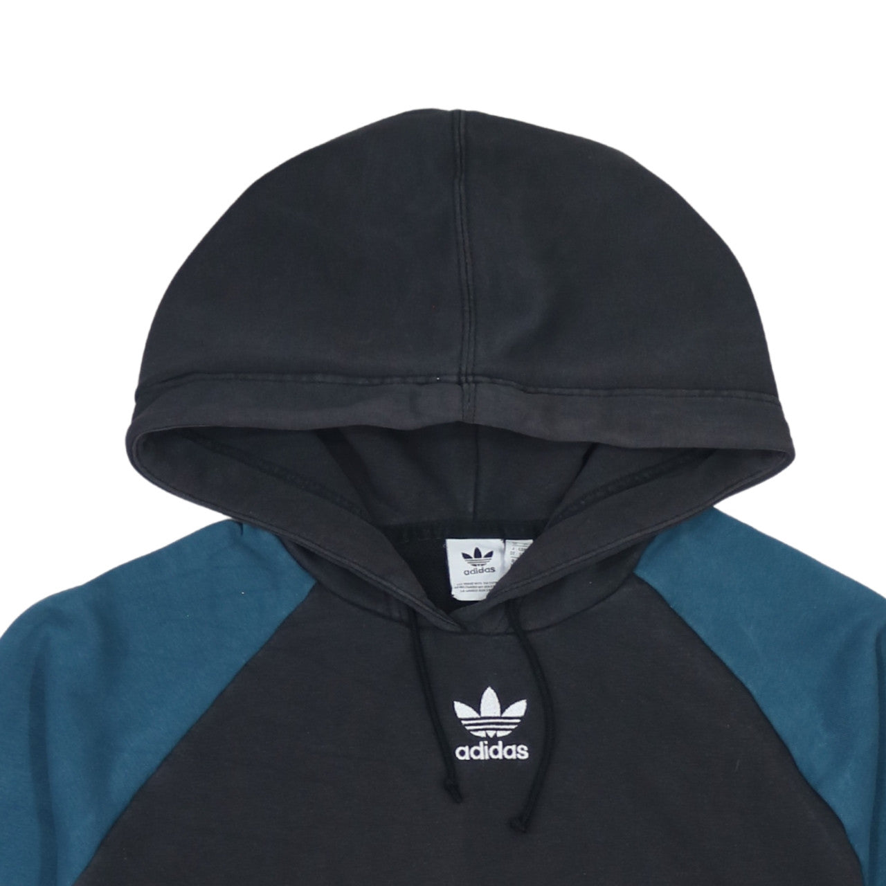 Womens UK Size 10 adidas Black Pullover Hoodie