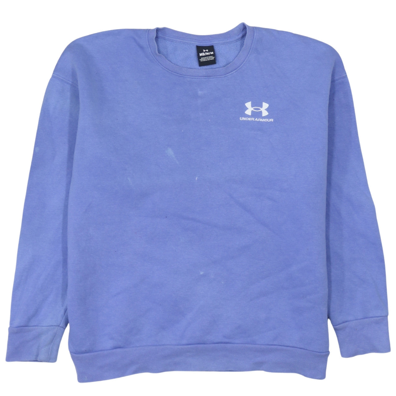 Womens UK Size M Under armour Blue Pullover Sweatshirt