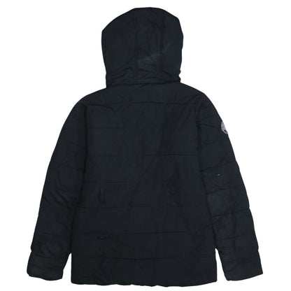 U.S. Polo Assn. Men's Black Hooded Puffer Jacket Size S