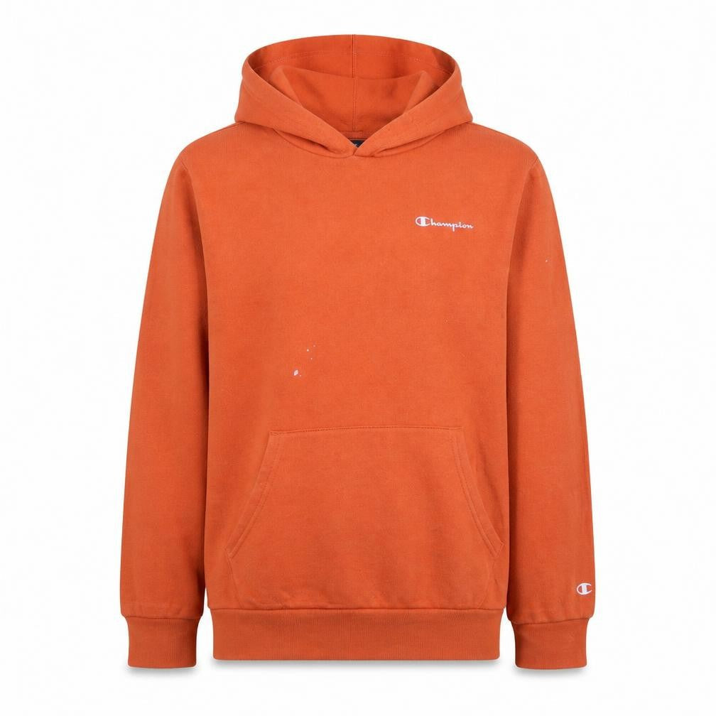 Champion Boys Orange Pullover Hoodie 13-14 Years Regular Fit