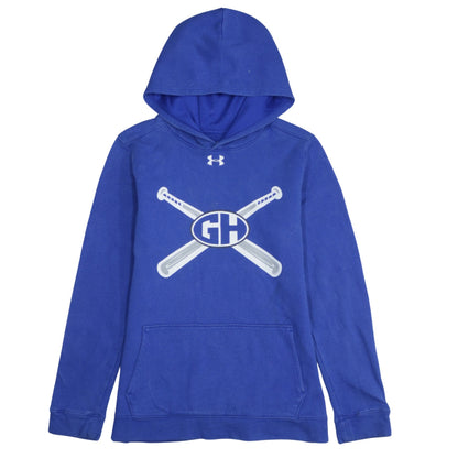 Boys UK Size XL Under armour Blue Pullover Hoodie