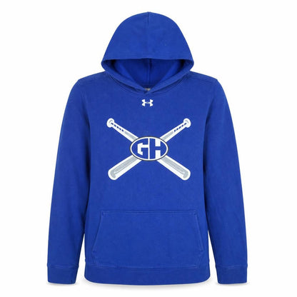 Boys UK Size XL Under armour Blue Pullover Hoodie
