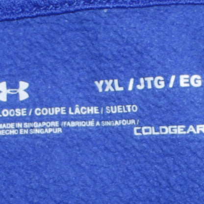Boys UK Size XL Under armour Blue Pullover Hoodie
