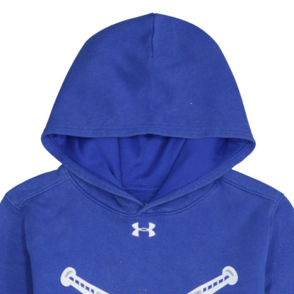 Boys UK Size XL Under armour Blue Pullover Hoodie