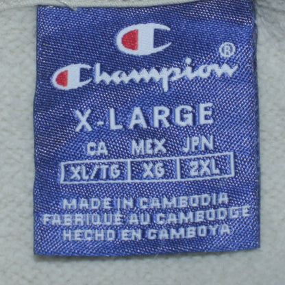 Mens UK Size XL Champion Beige Pullover Hoodie