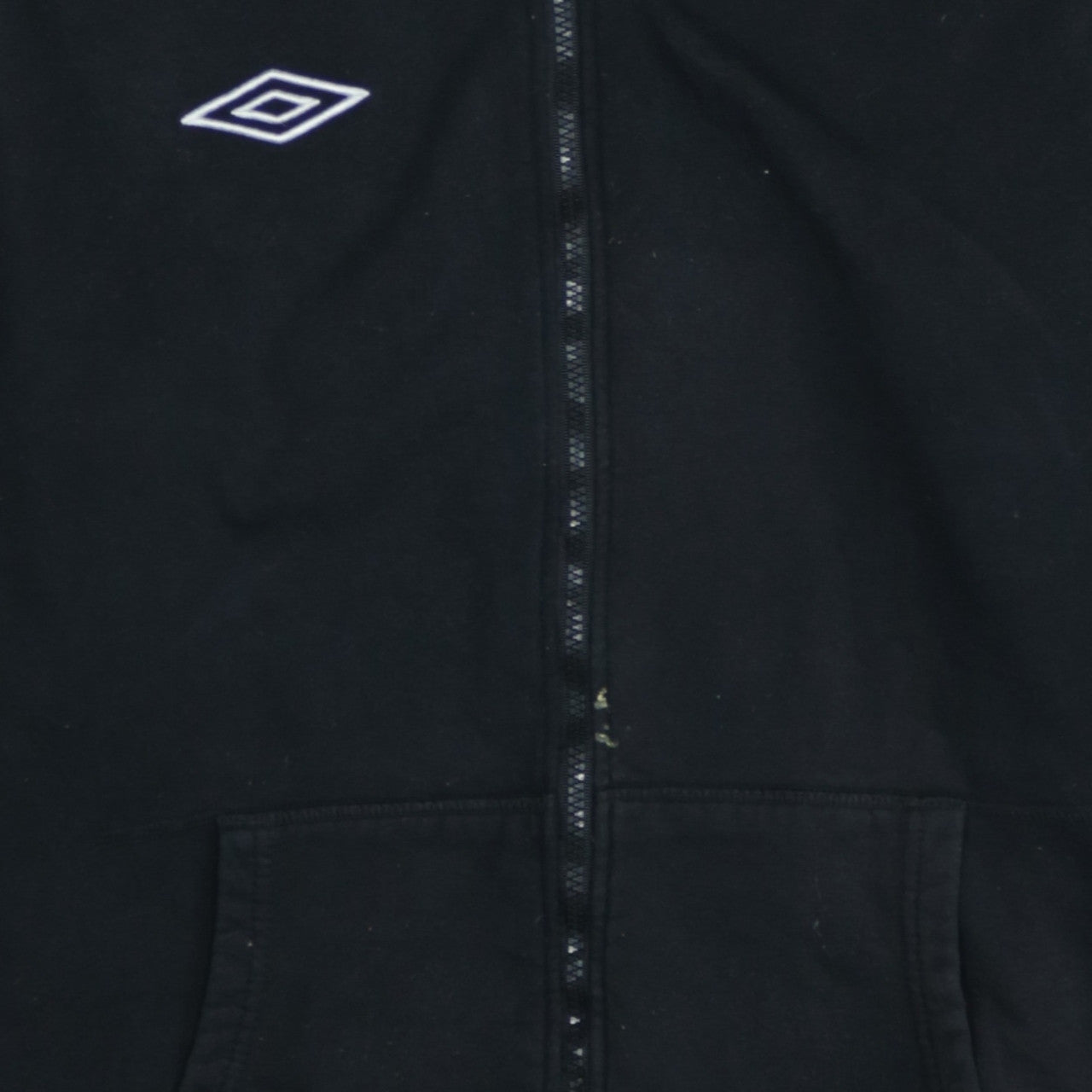 Mens UK Size 2XL Umbro Black Full Zip Hoodie
