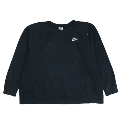 Womens UK Size 2XL Nike Black Pullover Sweatshirt