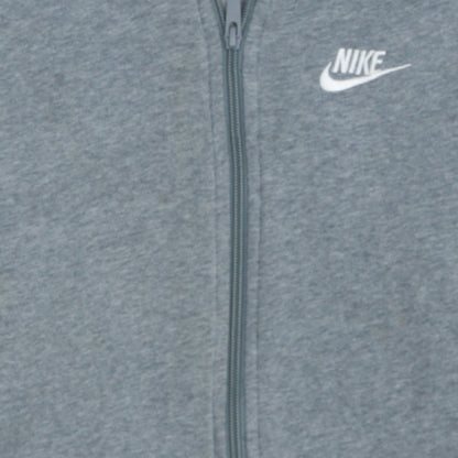 Nike Boys Grey Full Zip Hoodie Sweatshirt XL 158-170cm Classic Fleece