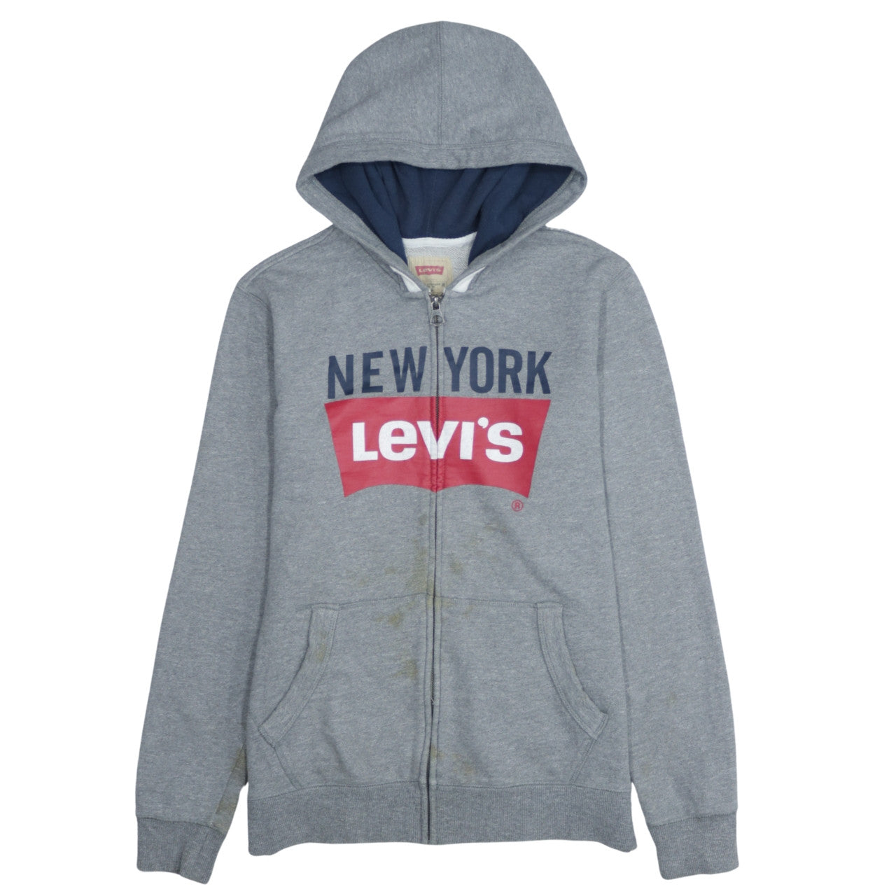 Boys UK Size 16 Years Levi's Grey Full Zip Hoodie