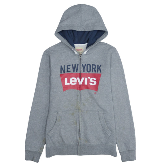 Boys UK Size 16 Years Levi's Grey Full Zip Hoodie