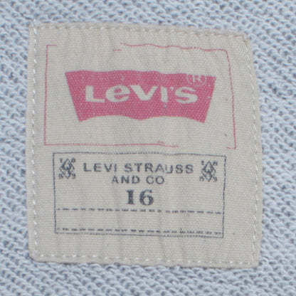 Boys UK Size 16 Years Levi's Grey Full Zip Hoodie