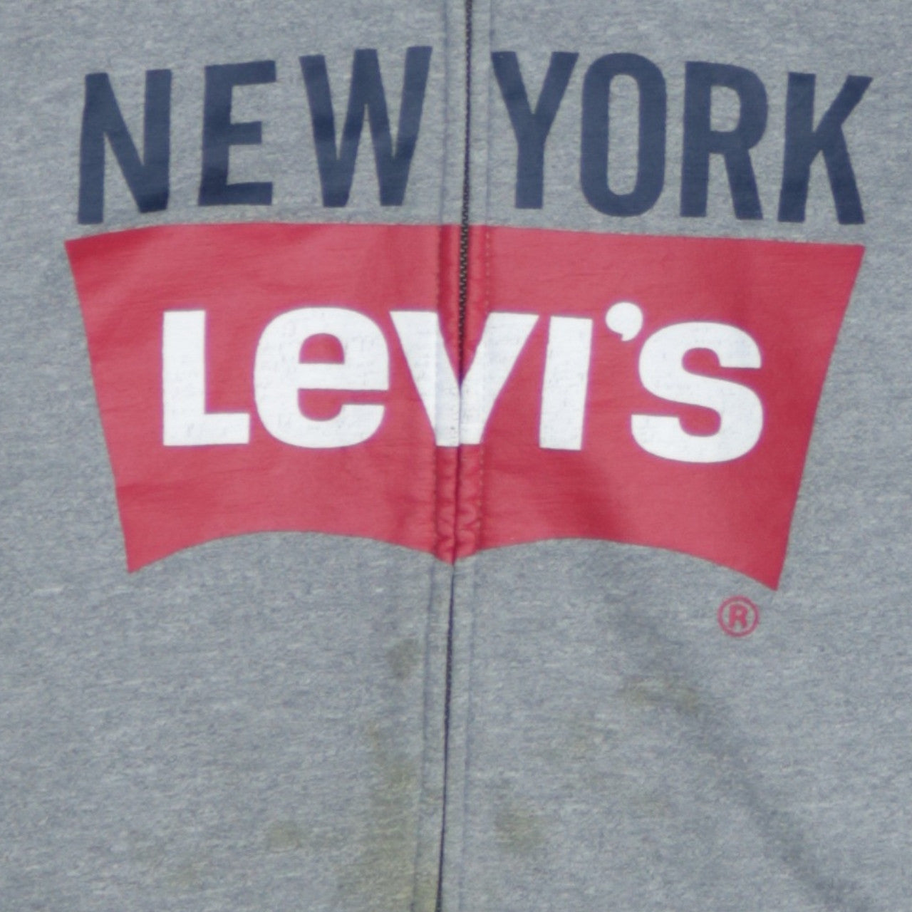 Boys UK Size 16 Years Levi's Grey Full Zip Hoodie