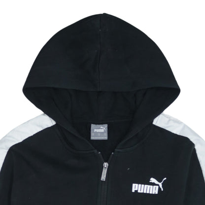 Mens UK Size S PUMA Black Full Zip Hoodie