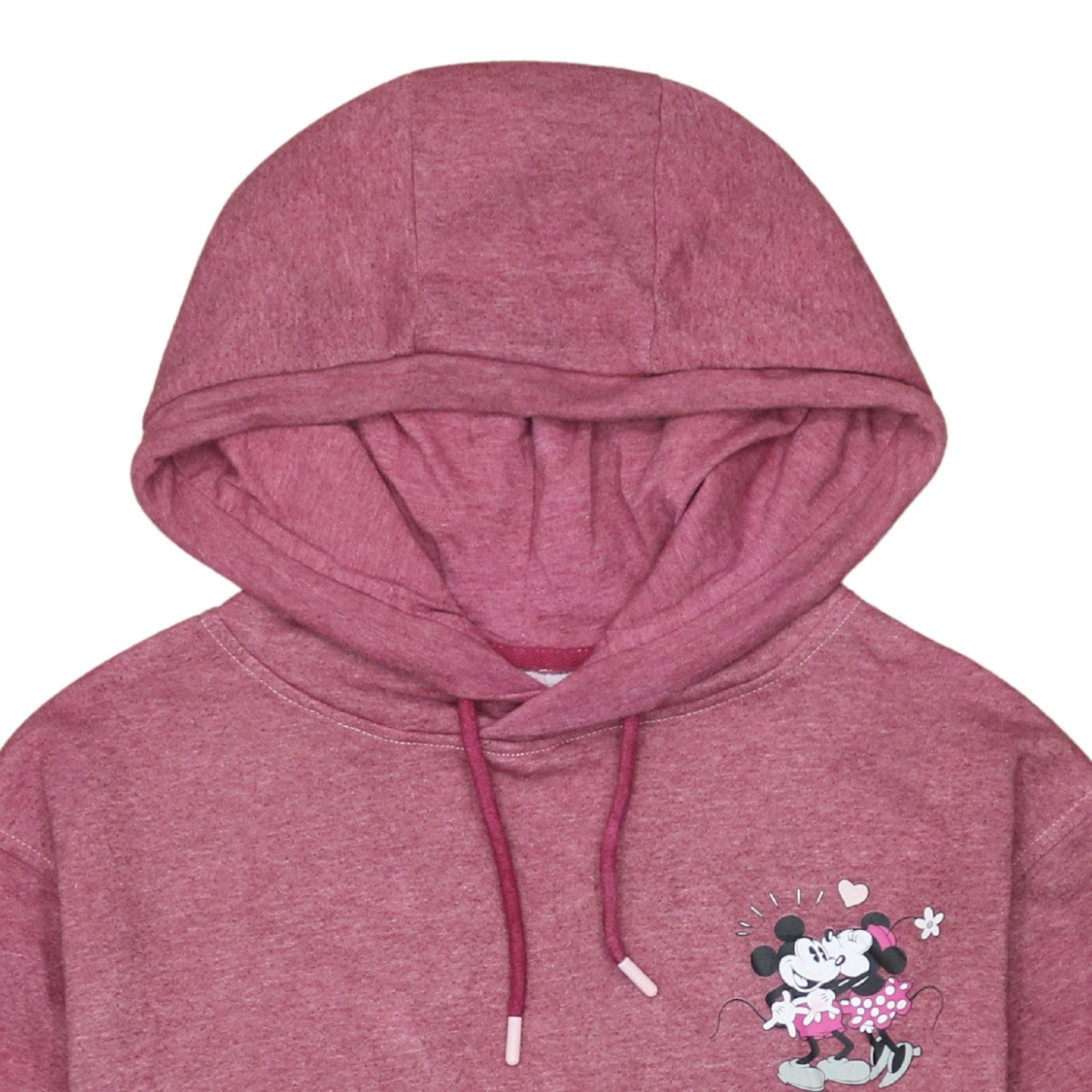 Womens UK Size S Disney Pink Pullover Hoodie