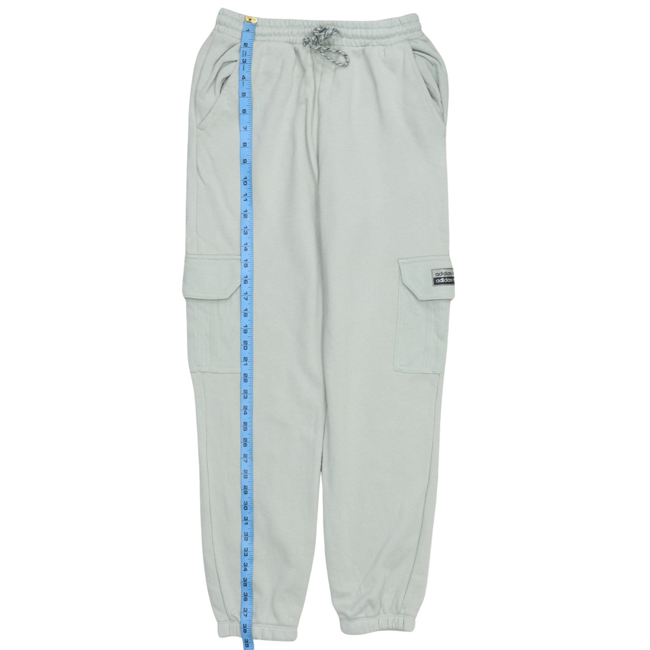 Womens UK Size 10 adidas Regular Fit Cargo Grey Trousers
