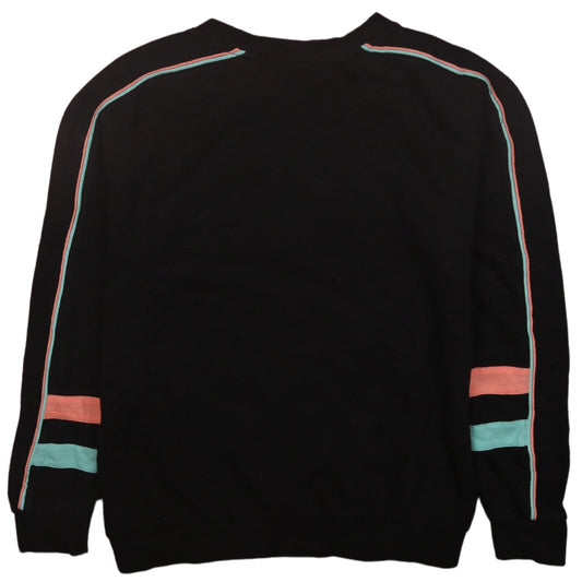 Womens UK Size 2XS FILA Black Pullover Sweatshirt