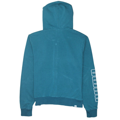 Womens UK Size S PUMA Blue Full Zip Hoodie