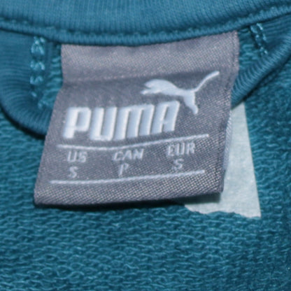 Womens UK Size S PUMA Blue Full Zip Hoodie