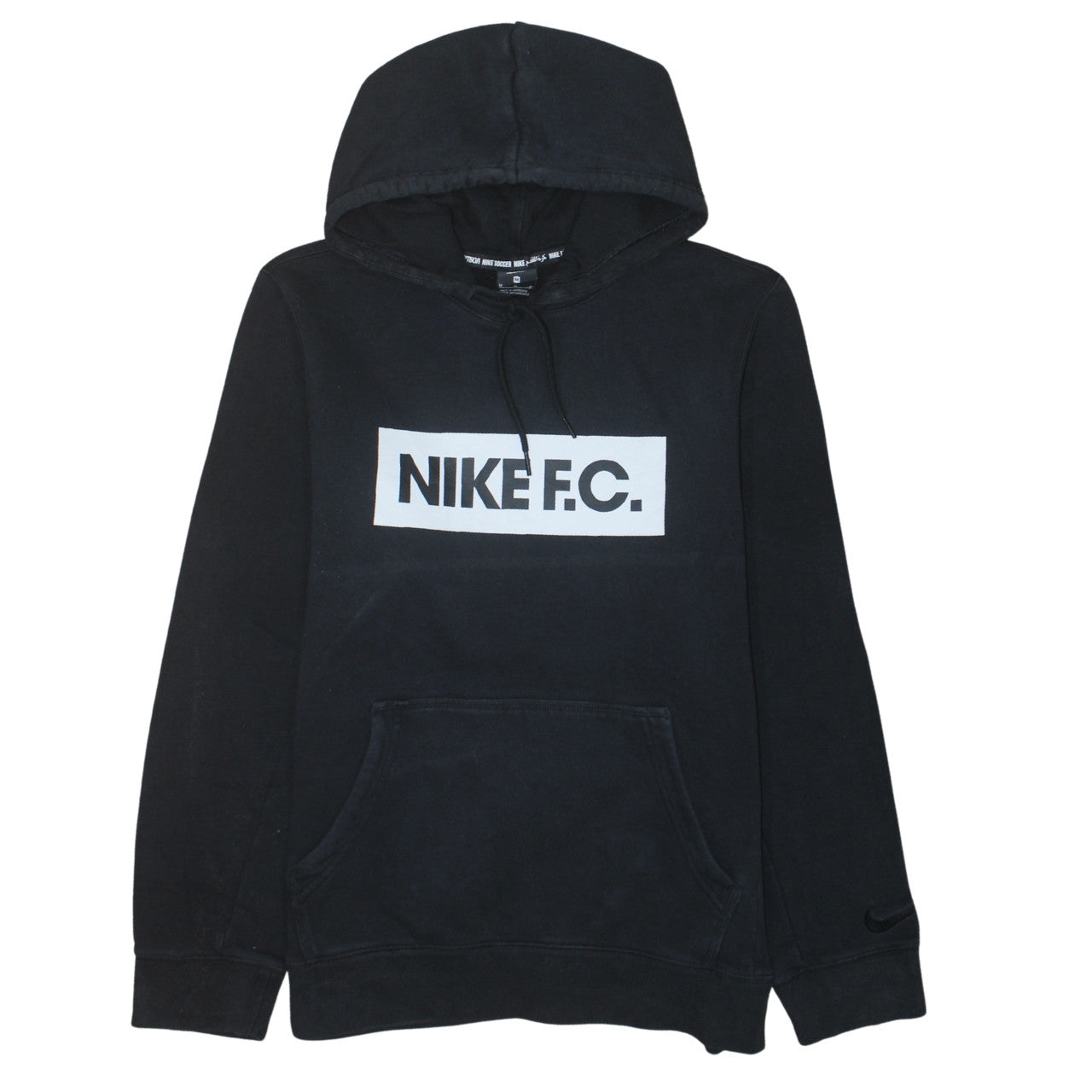 Mens UK Size M Nike Black Pullover Hoodie