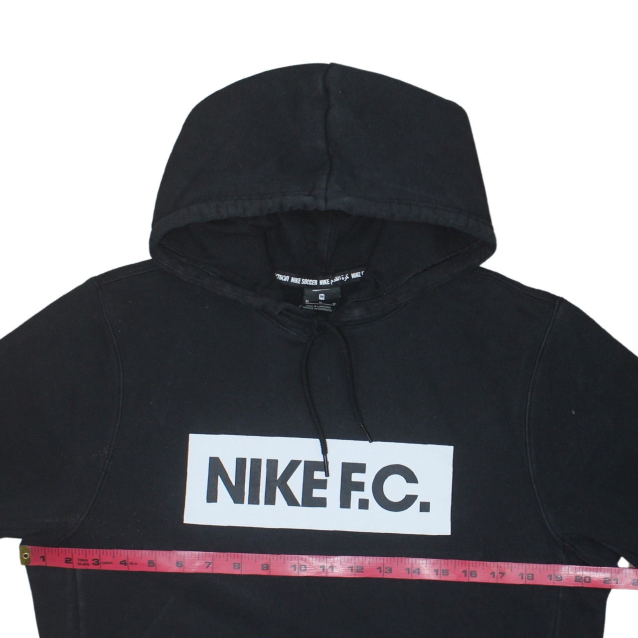 Mens UK Size M Nike Black Pullover Hoodie