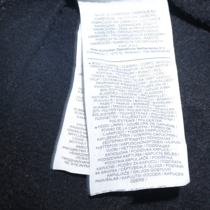 Mens UK Size M Nike Black Pullover Hoodie