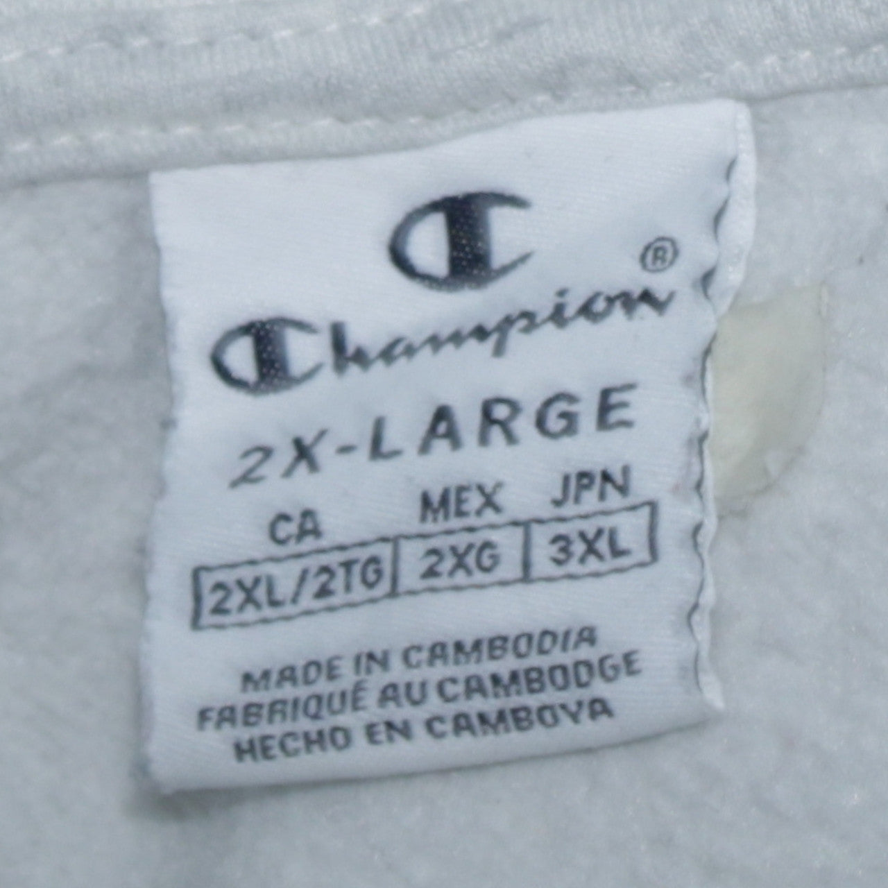 Mens UK Size 2XL Champion Grey Pullover Hoodie