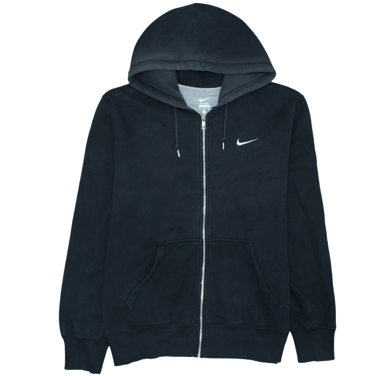 Mens UK Size XL Nike Black Full Zip Hoodie