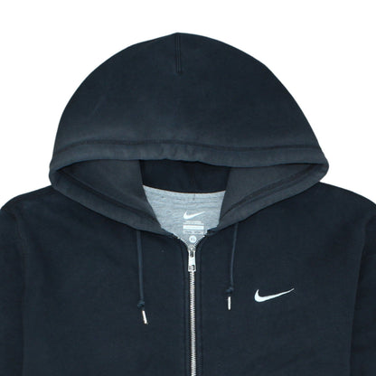 Mens UK Size XL Nike Black Full Zip Hoodie