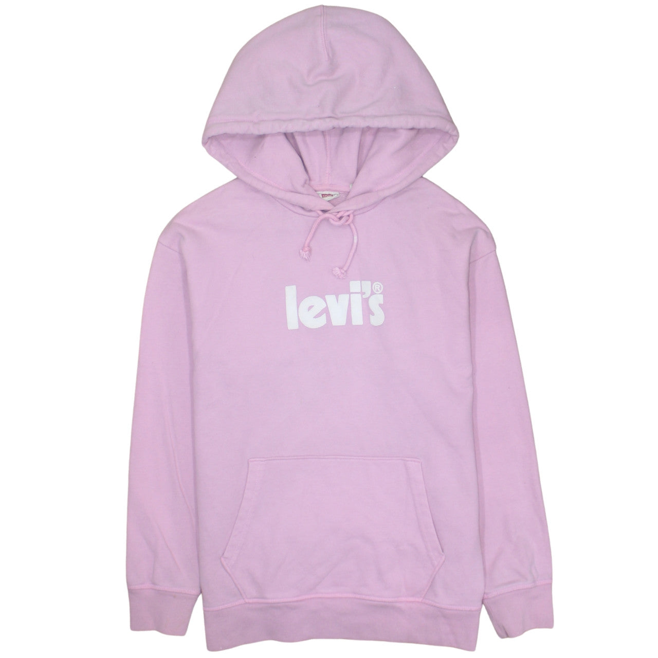 Womens UK Size XS Levi's Pink Pullover Hoodie